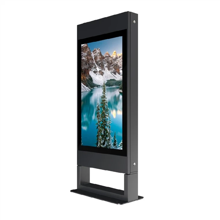 55-calowy zewnętrzny wodoodporny wyświetlacz reklamowy LCD Podłoga stojąca Digital Signage